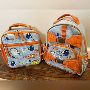 Pottery Barn kids mini backpack and classic lunchbox set